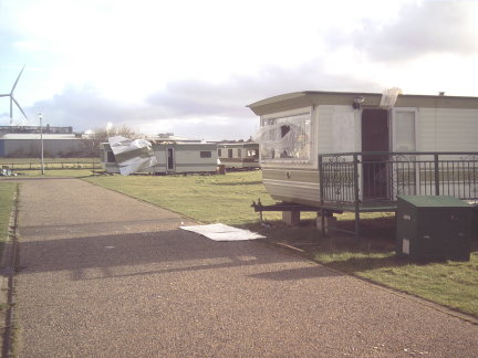 Lowestofts caravan site.Destroyed by W.D.C.