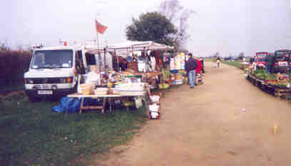 Selling tools at markets and car boots.