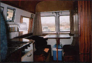 Rear of motorhome conversion.