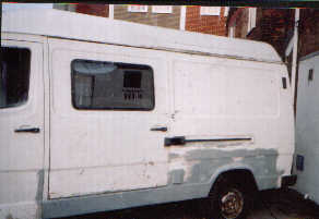 Windows in a home build motorhome