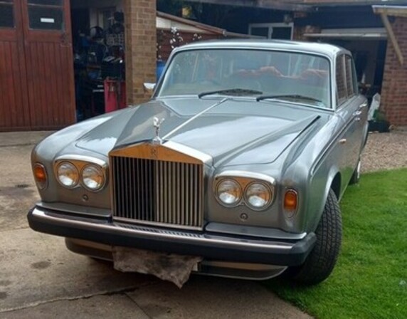 Rolls Royce Silver Shadow 2 a few months aftexr arriving.